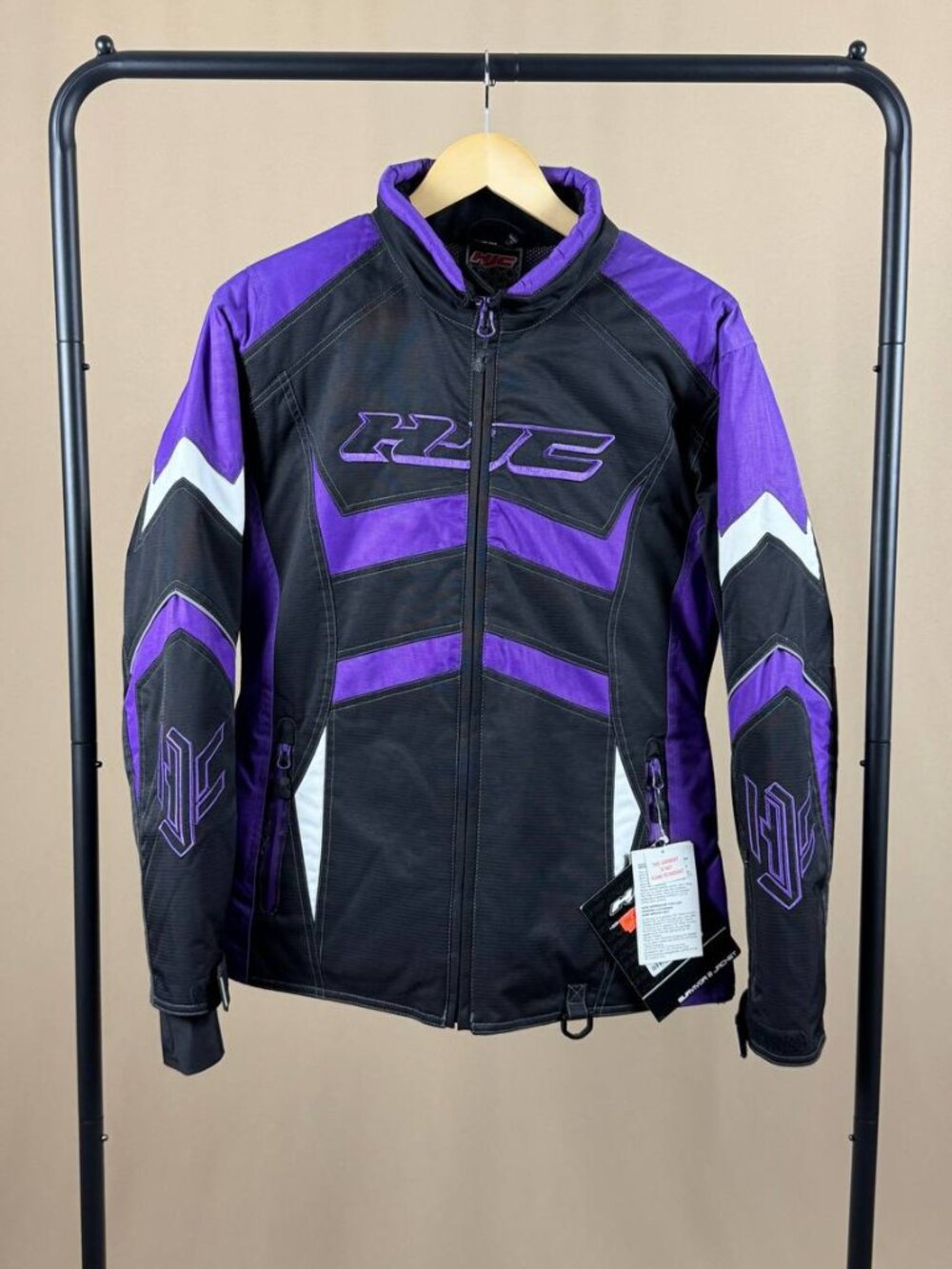 NWT HJC Survivor 2 Women’s Snowmobile Jacket Black Purple Size S/M
